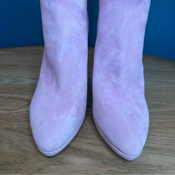 Brandon Maxwell Suede Structural Mirror Heel Knee High Boots Women’s Size 40/10 - Picture 7 of 11